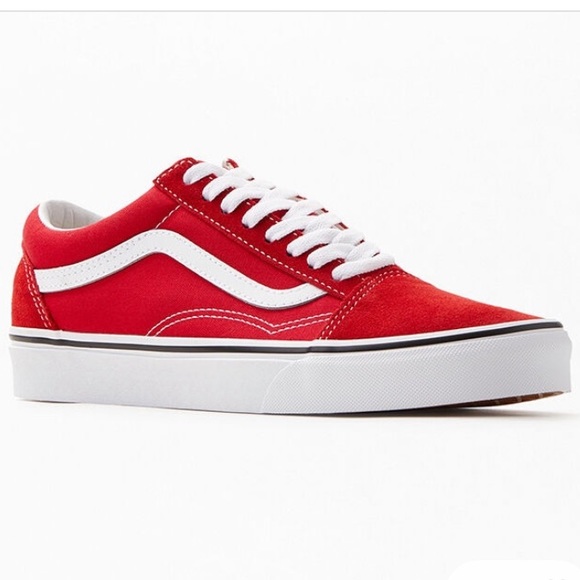red low top vans
